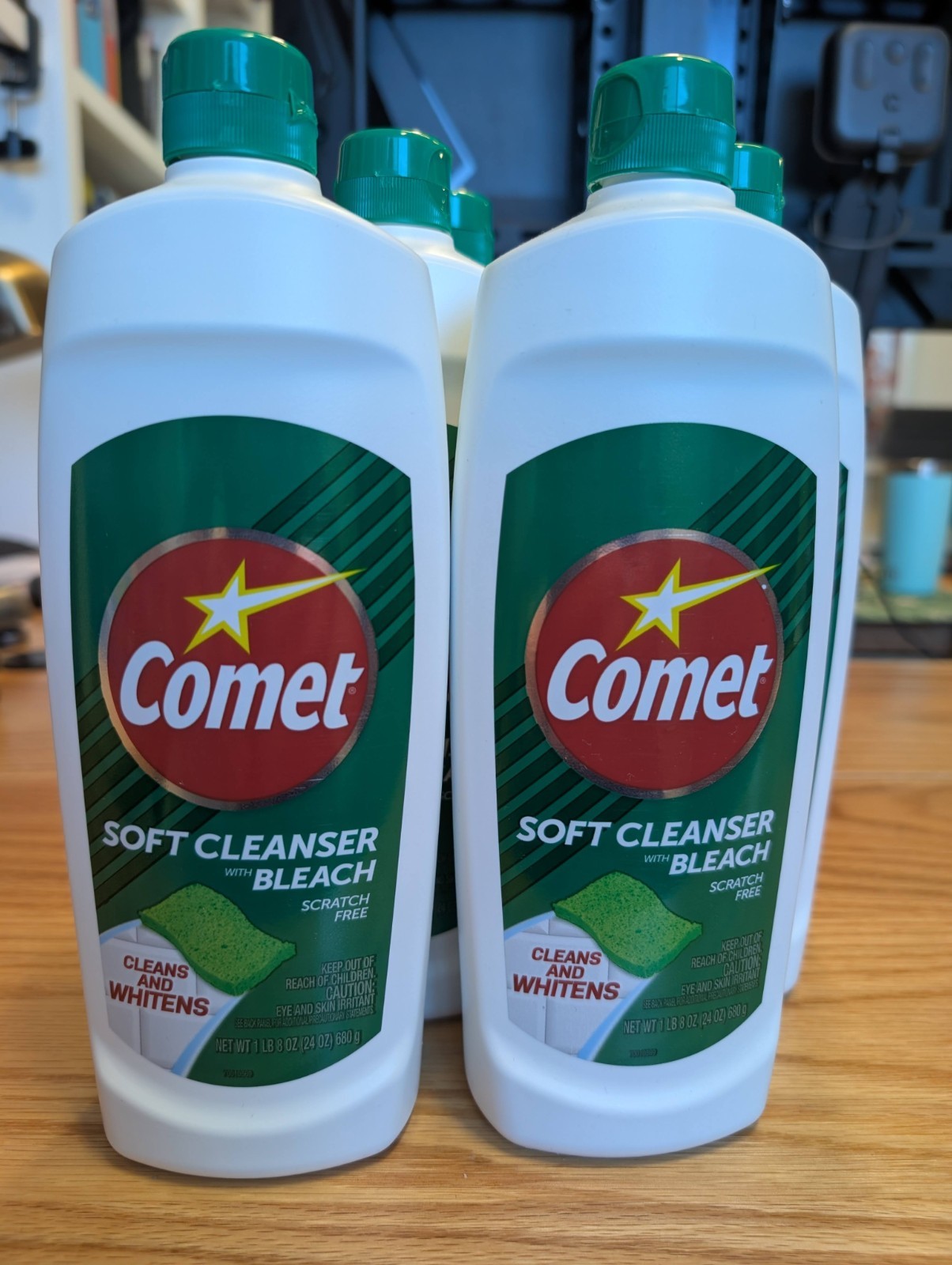 Comet 27779608731 No Scent Soft Cleaner with Bleach Cream 24 oz. (Pack of 6)