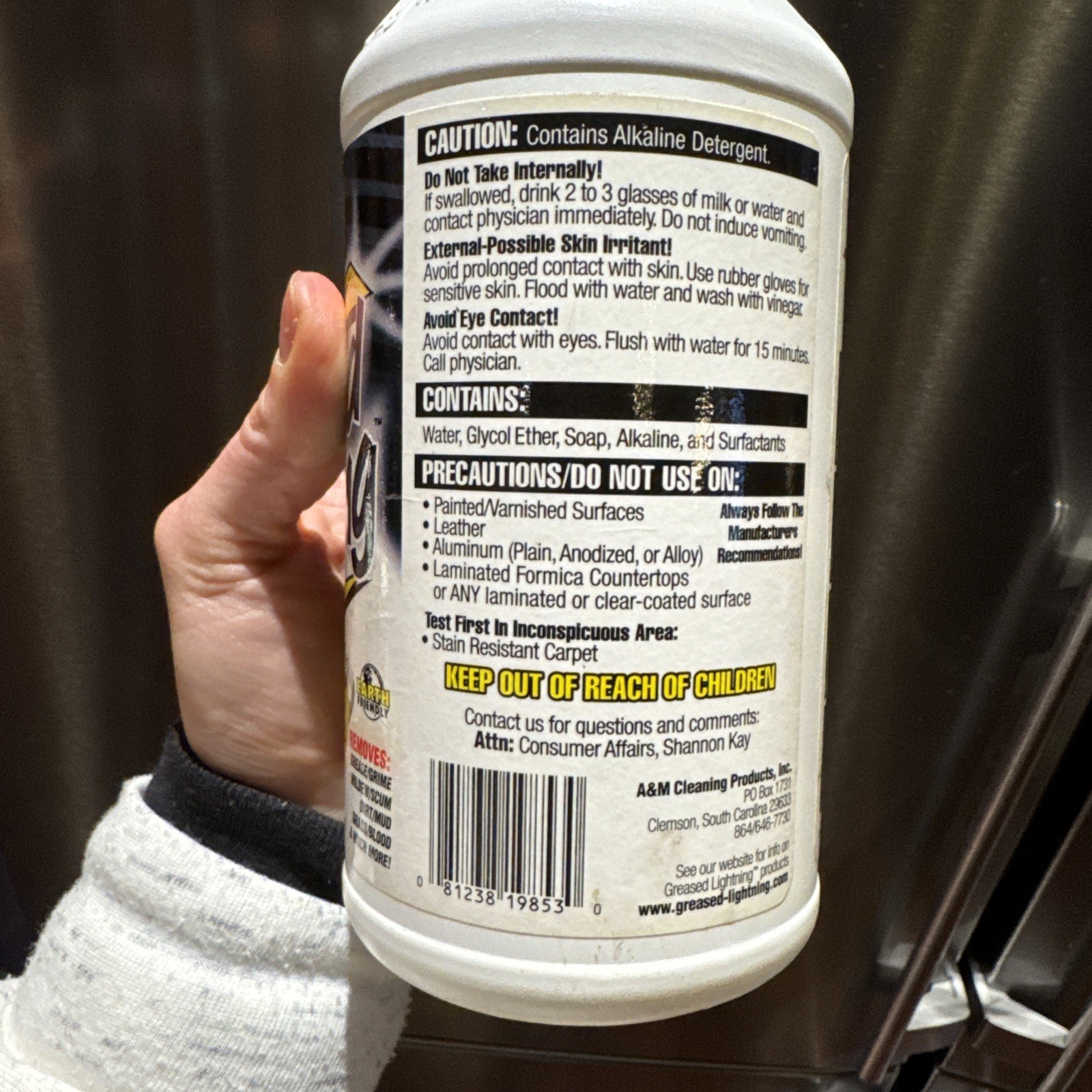 Original Greased Lightning Super Strength Multi-Purpose Cleaner Degreaser 32 oz