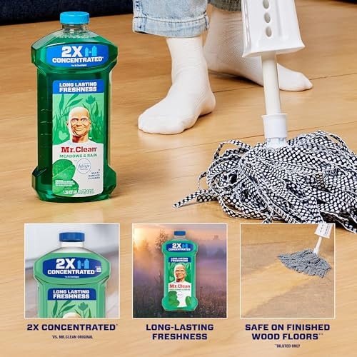 Mr. Clean All Purpose Cleaner, Meadows & Rain Scent, 41oz Concentrated Liquid