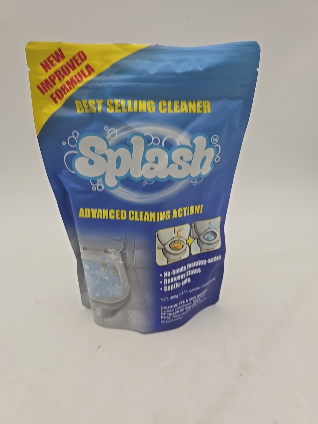Splash Toilet Cleaner – Self Activating Cleaning Powder for Toilet Bowl Cleaning