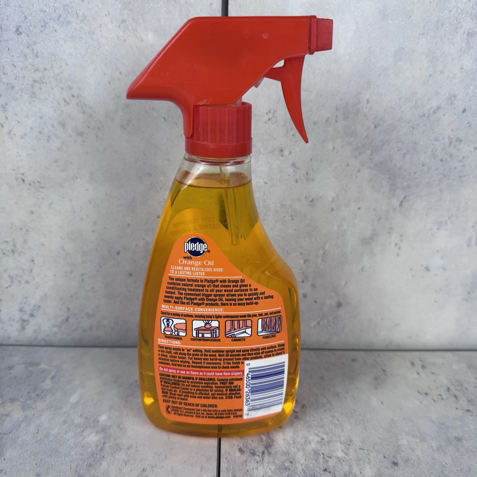 Pledge 16oz Pledge With Orange Oil Trigger Spray Bottle 2001