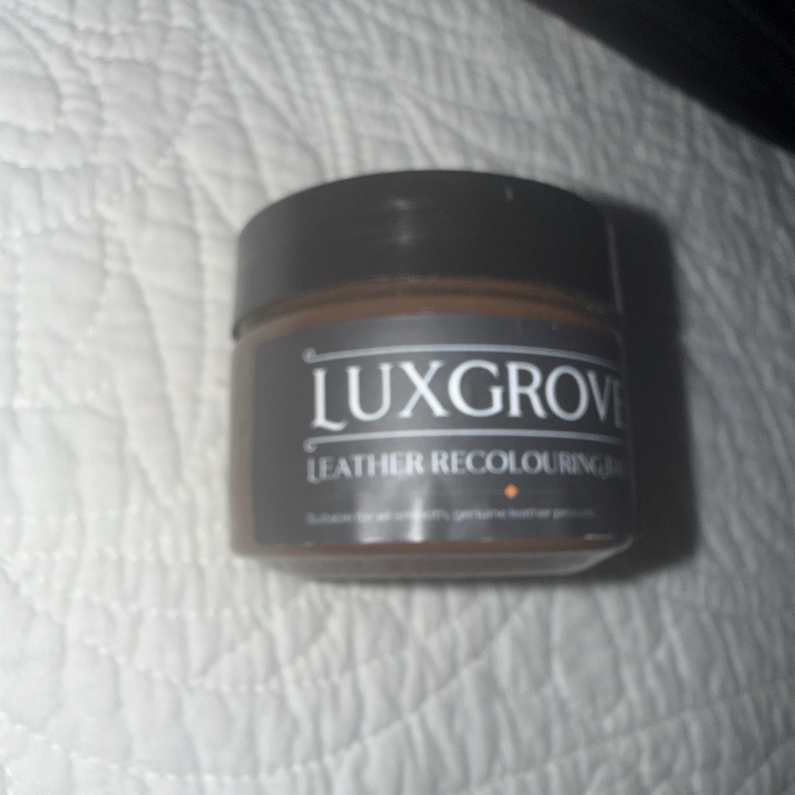 Luxgrove Dark Brown Leather Recoloring Balm, Leather & Vinyl Repair Kit
