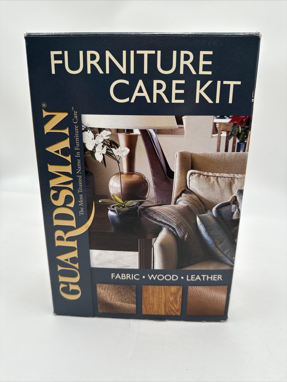 Guardsman Furniture Care Kit -Fabric, Wood, Leather- NEW/OB