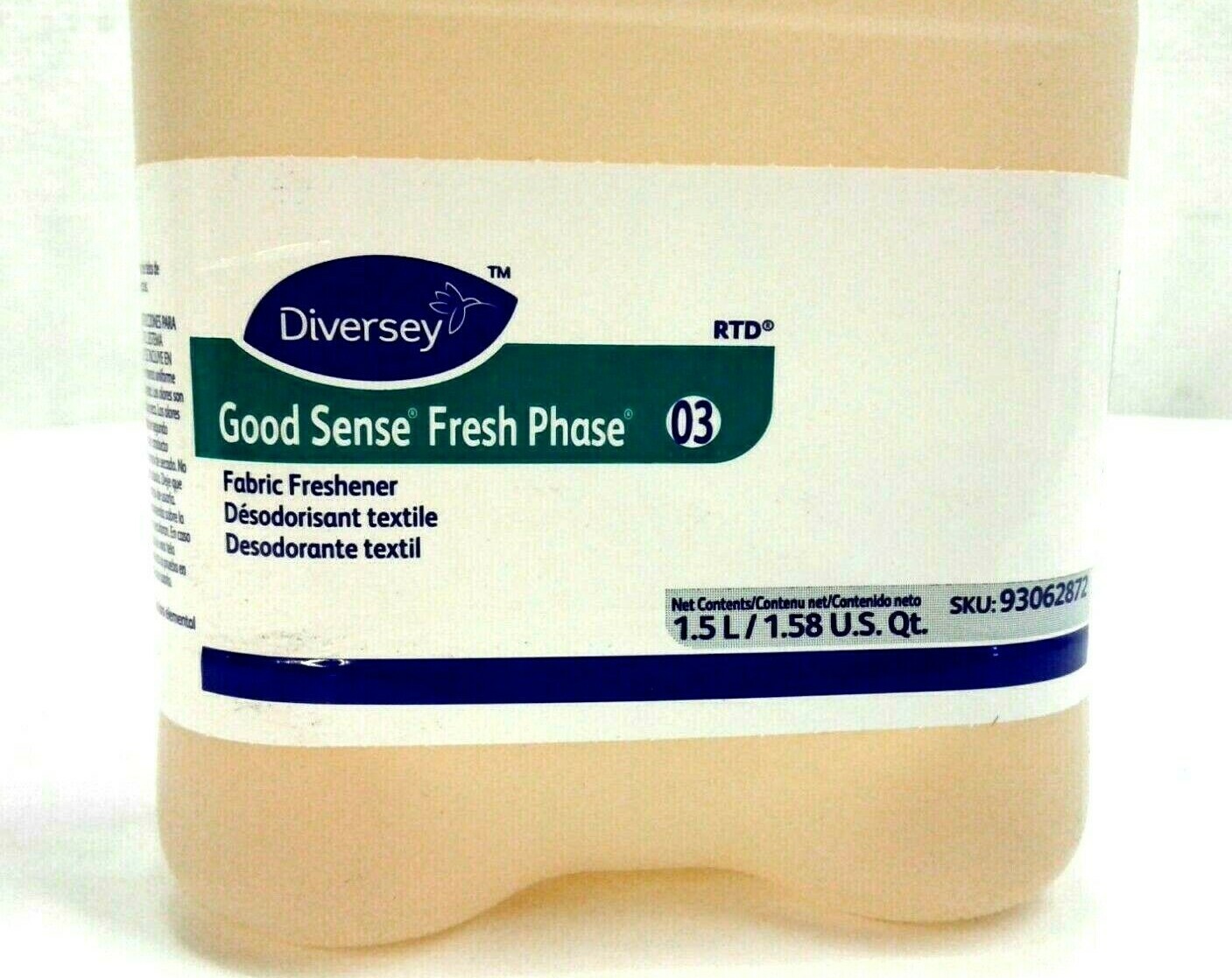 Diversey 93062872 Good Sense Fresh Phase 1.5L Bottle Fabric Freshener Qty 1