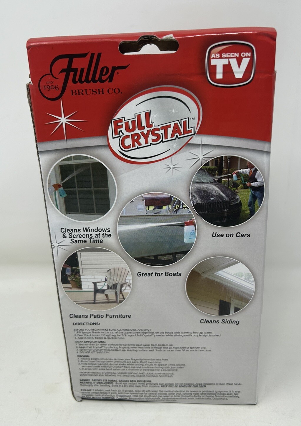 Fuller Brush #FBFC-6 Full Crystal Window & Outdoor Boats Surface Cleaner NIB New