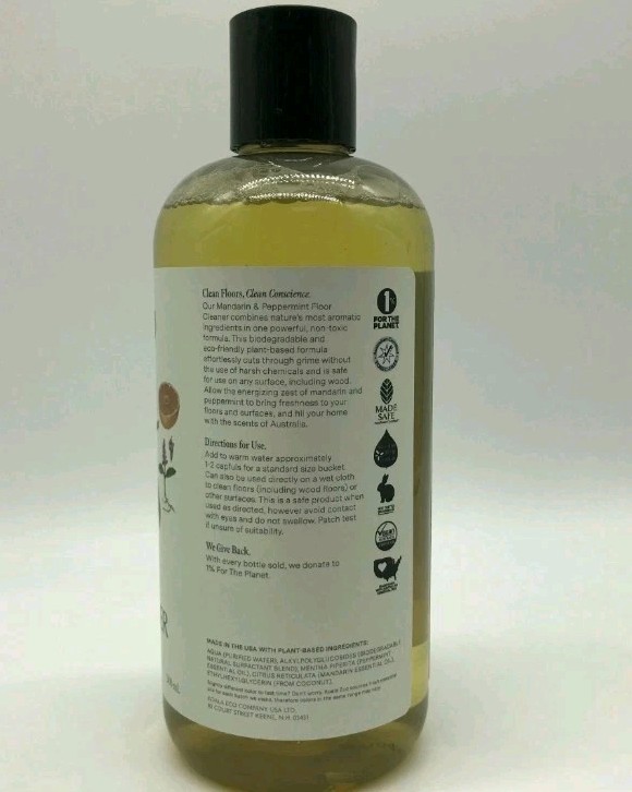 Floor Cleaner – with Australian Mandarin and Peppermint Essential Oil – 16.9oz