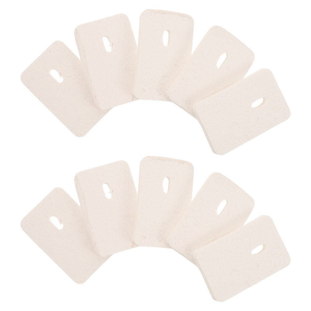10pcs Compressed Wood Pulp Sponges, White Cleaning Sponges for Baby Bottles and