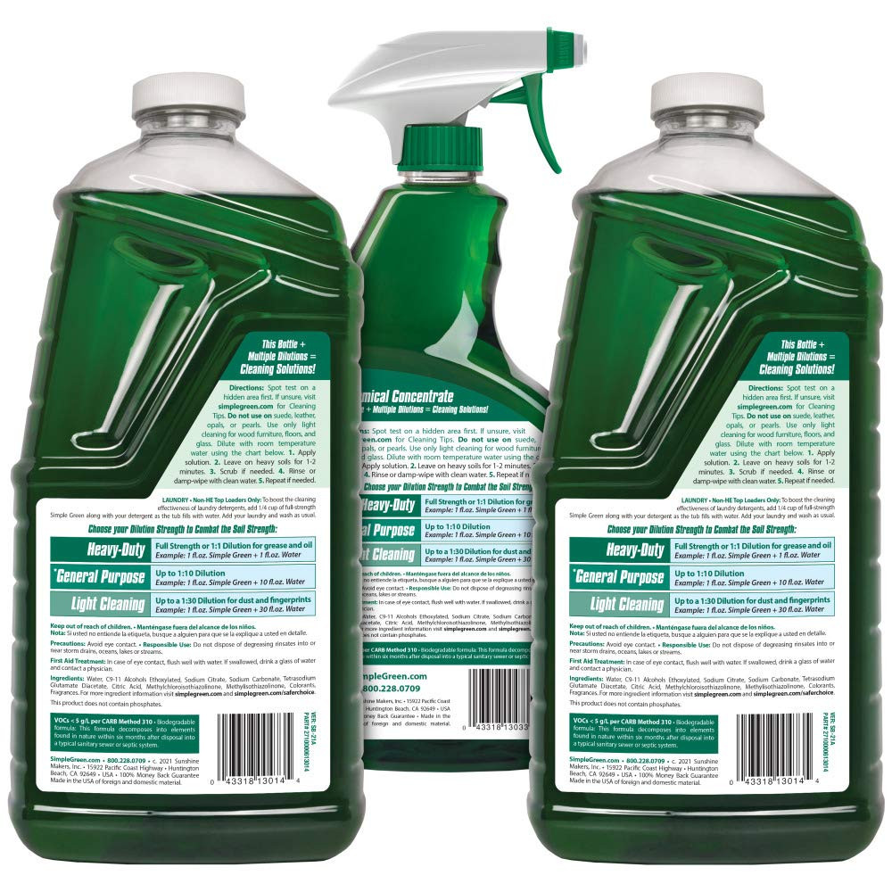 Allpurpose Cleaner Spray and Refill, Green, 3 Piece Set, Original, 1 Count