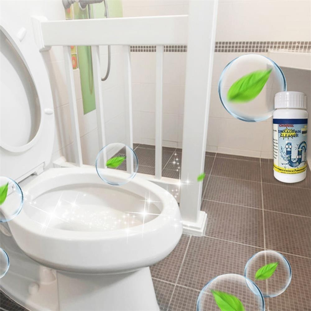 Wild-Tornado Powerful Sink / Drain Cleaner Powder – Quick Foaming Super Clean