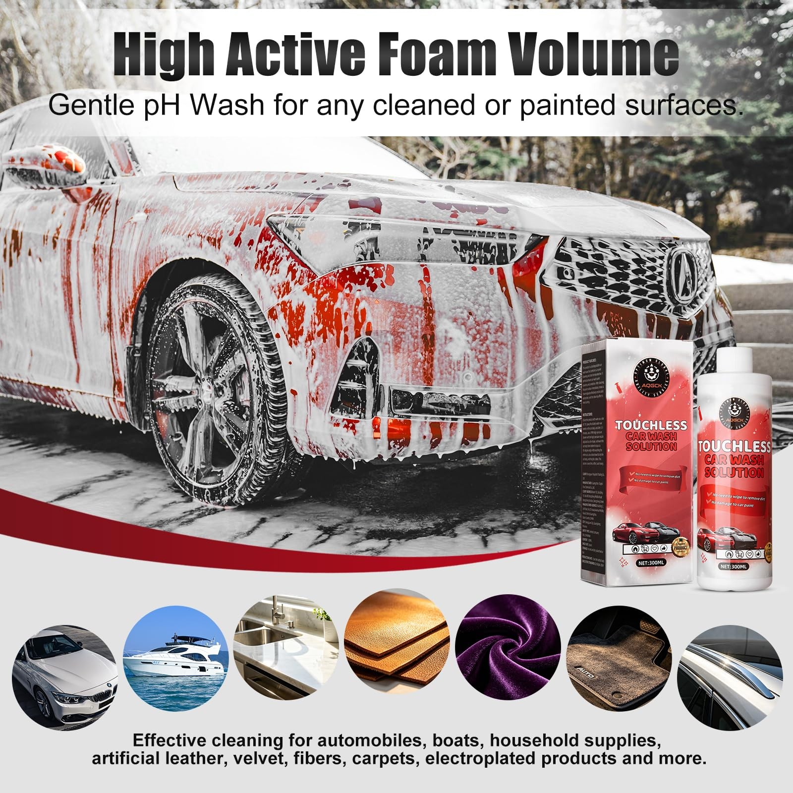 The Lazy Car Wash Touchless Foam Soap – Spray On, Rinse Off, Scratch-Free For…
