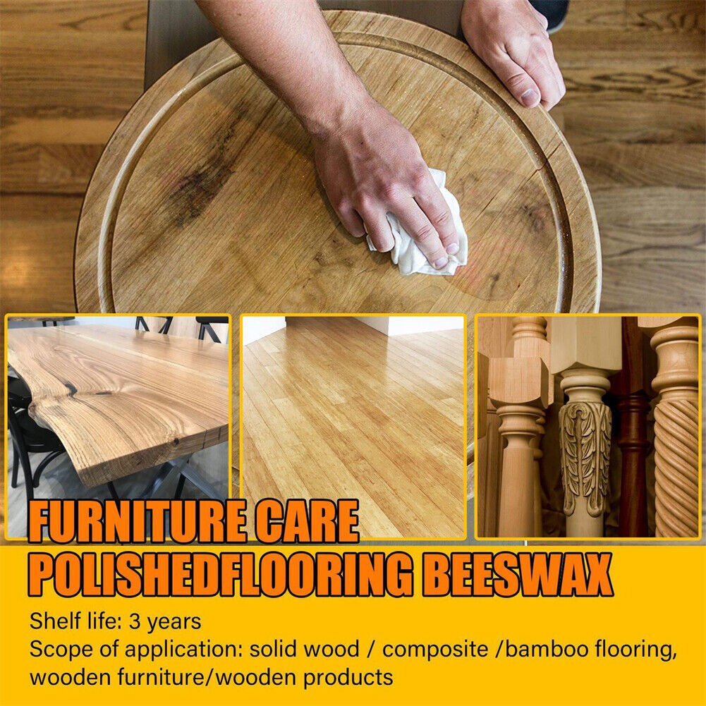 1/4PK Wood Seasoning Beewax Complete Solution Furniture Care Beeswax Nature 80G