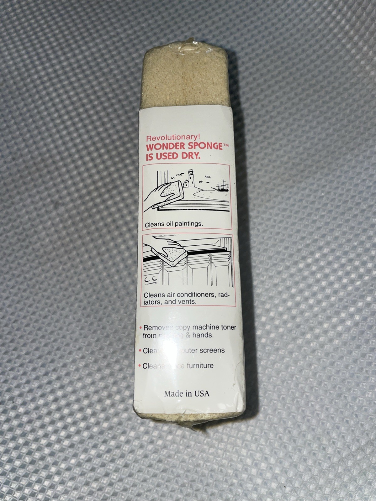 The GONZO Wonder Sponge Waterless Original Sealed Packaging NEW Made In USA