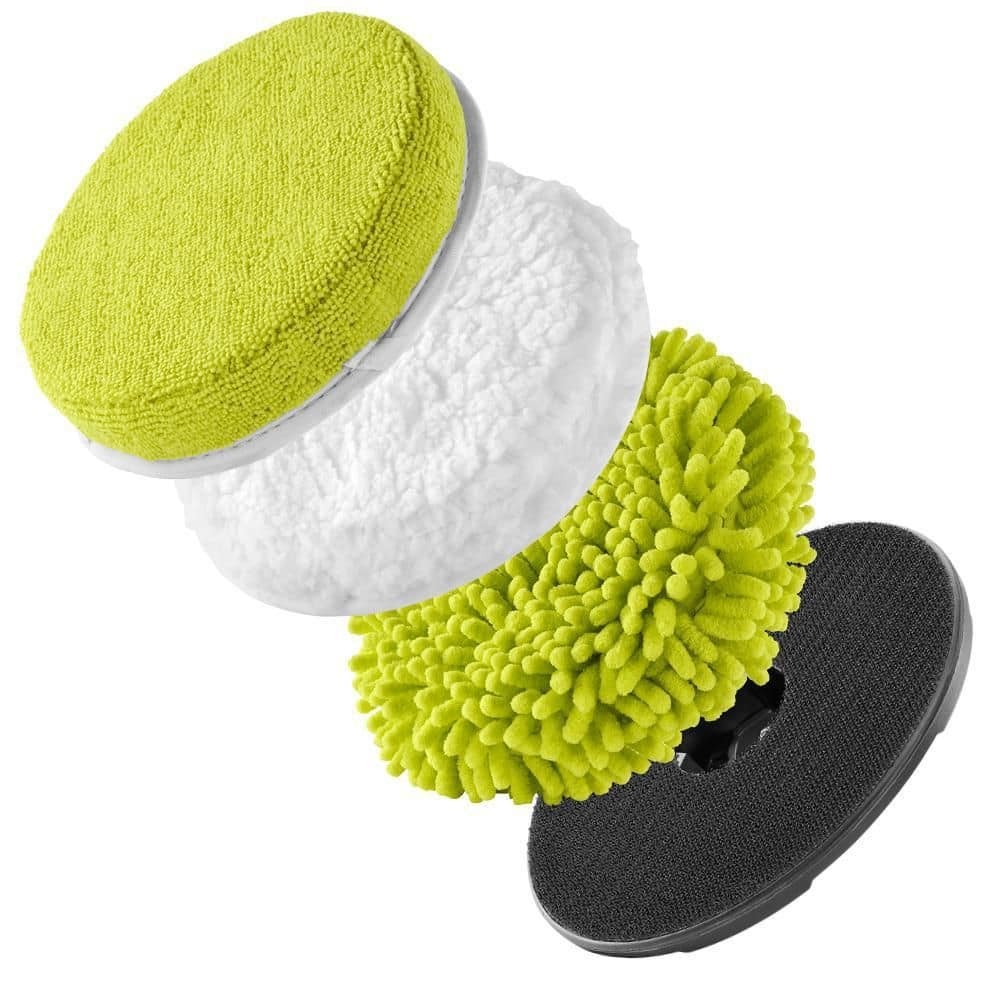 6 In. 4-Piece Microfiber Cleaning Kit for RYOBI P4500 and P4510 Scrubber Tools