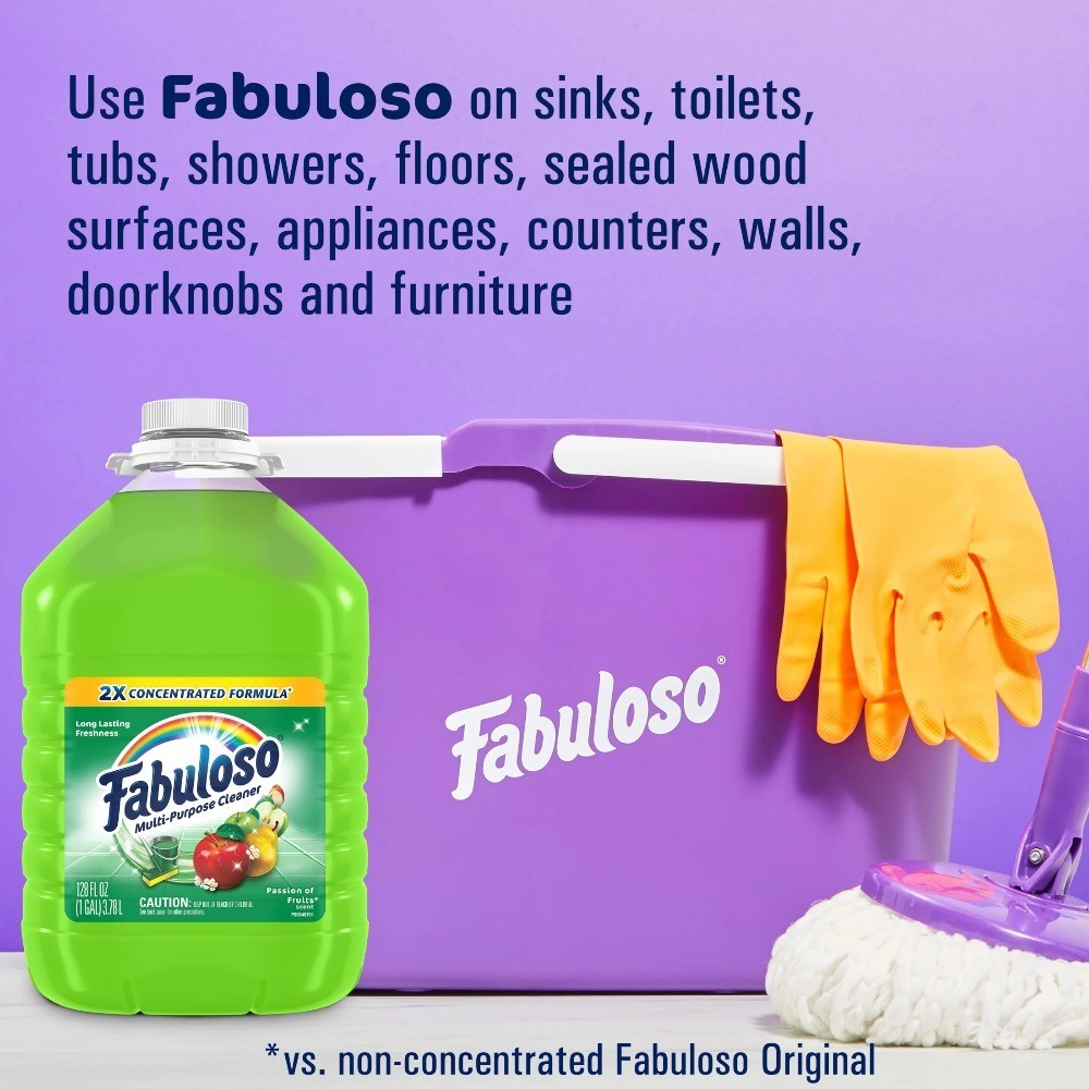 Multi-Purpose Cleaner Concentrated Formula Passion of Fruits Scent 128 oz