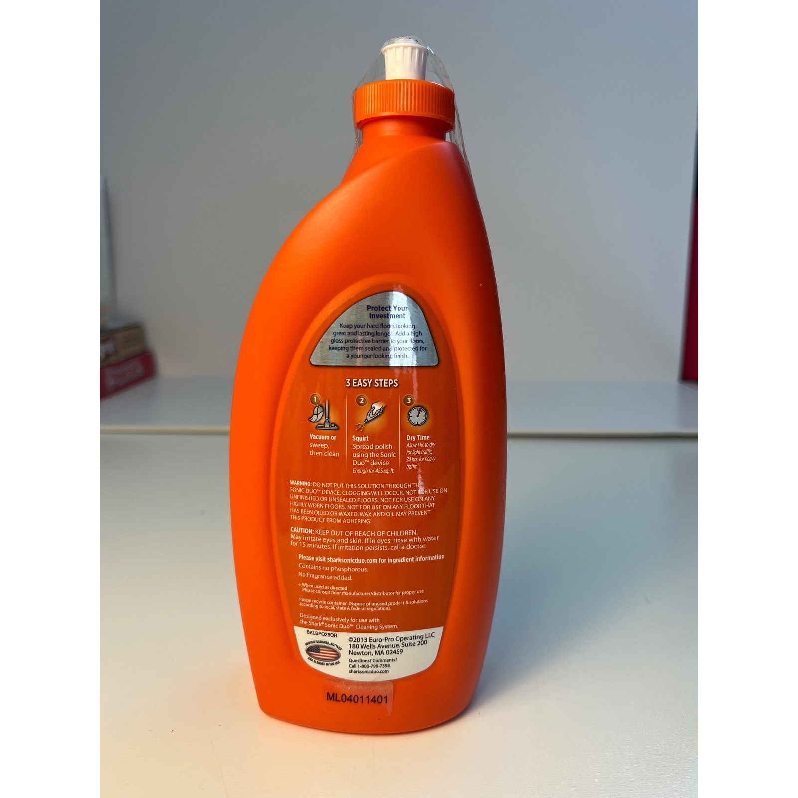 Shark Wood & Hard Floor Polish High Gloss Restores Protects Rescue Old Floors