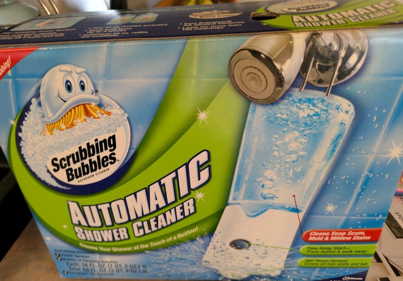 Scrubbing Bubbles 609271 Automatic Shower Cleaner Starter Kit New Sealed