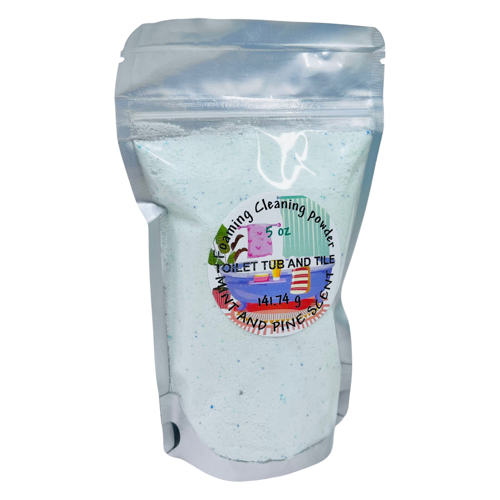 Toilet tub and tile, foaming powder 5 oz fresh scent of mint pine 2 pack deal