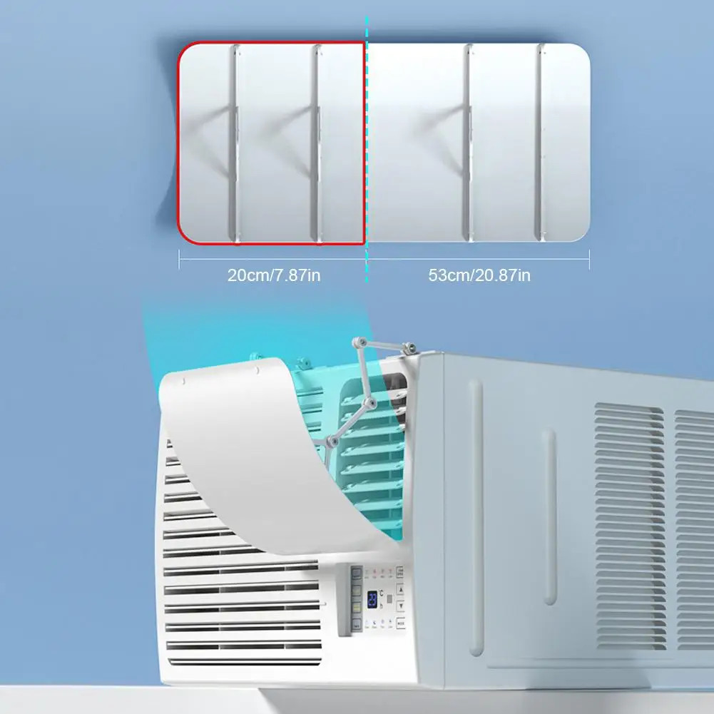 Window Type Chiller Windshield Wind Deflector Hood Air Conditioner Baffle Cover