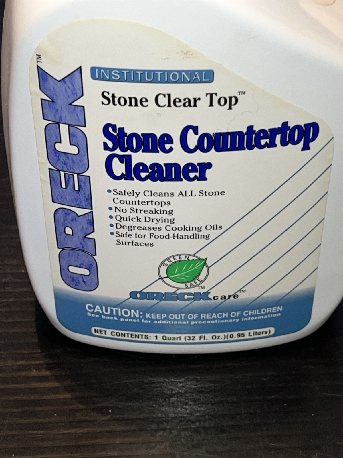 Vintage NOS Oreck Stone Countertop Cleaner Discontinued 1998 Original 32oz