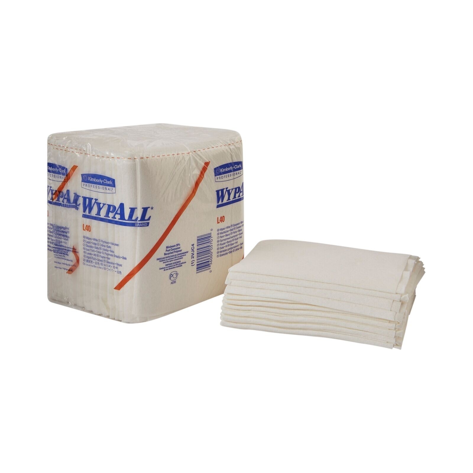 WypAll L40 Disposable Washcloth Task Wipes 12.5 X 13″ 05701 Case of 1008 Wipes