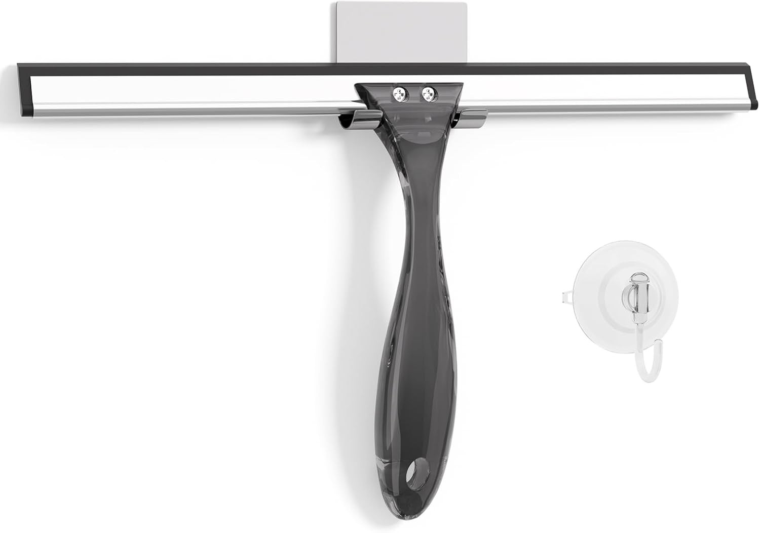 Shower Squeegee for Glass Doors,Clear Squeegee – 10 Inches, Clear
