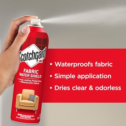 Scotchgard Fabric & Upholstery Protector, Repels 10 Ounce (Pack of 1), Red