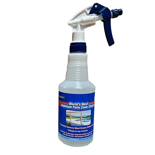 Alumashine Aluminum Patio Cover Cleaner | 16 oz Spray and Wipe