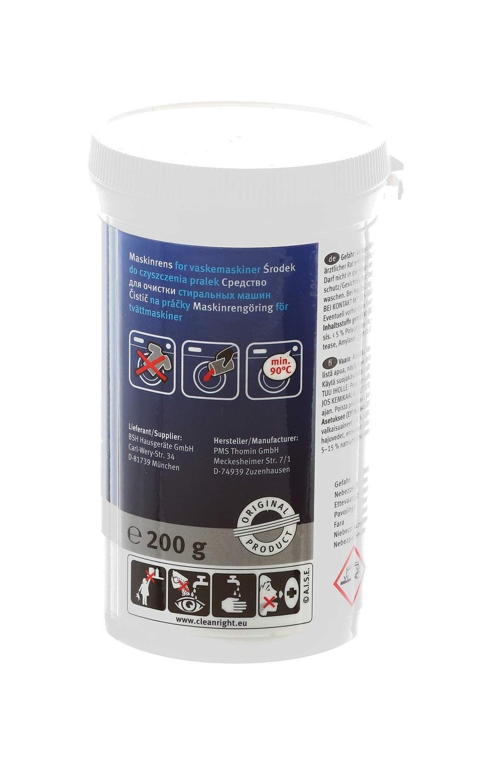 Bosch Siemens Cleaner for Washing Machine – 200 g
