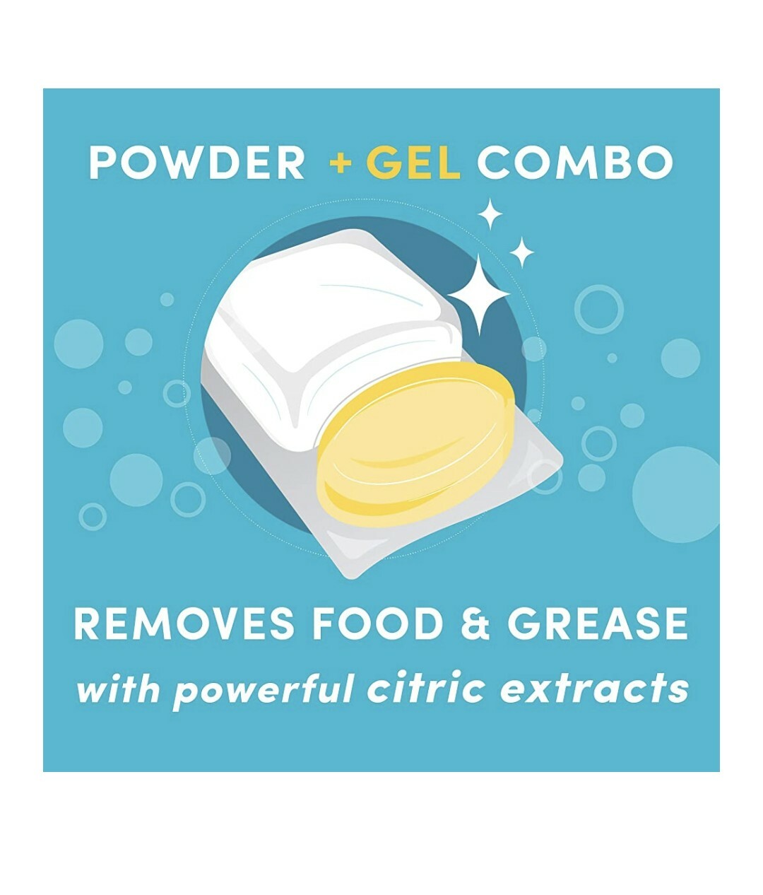 Automatic Dish Powder & Gel Combo Pacs Zero Toxic Residue 1 Bag / 42 Count Pacs