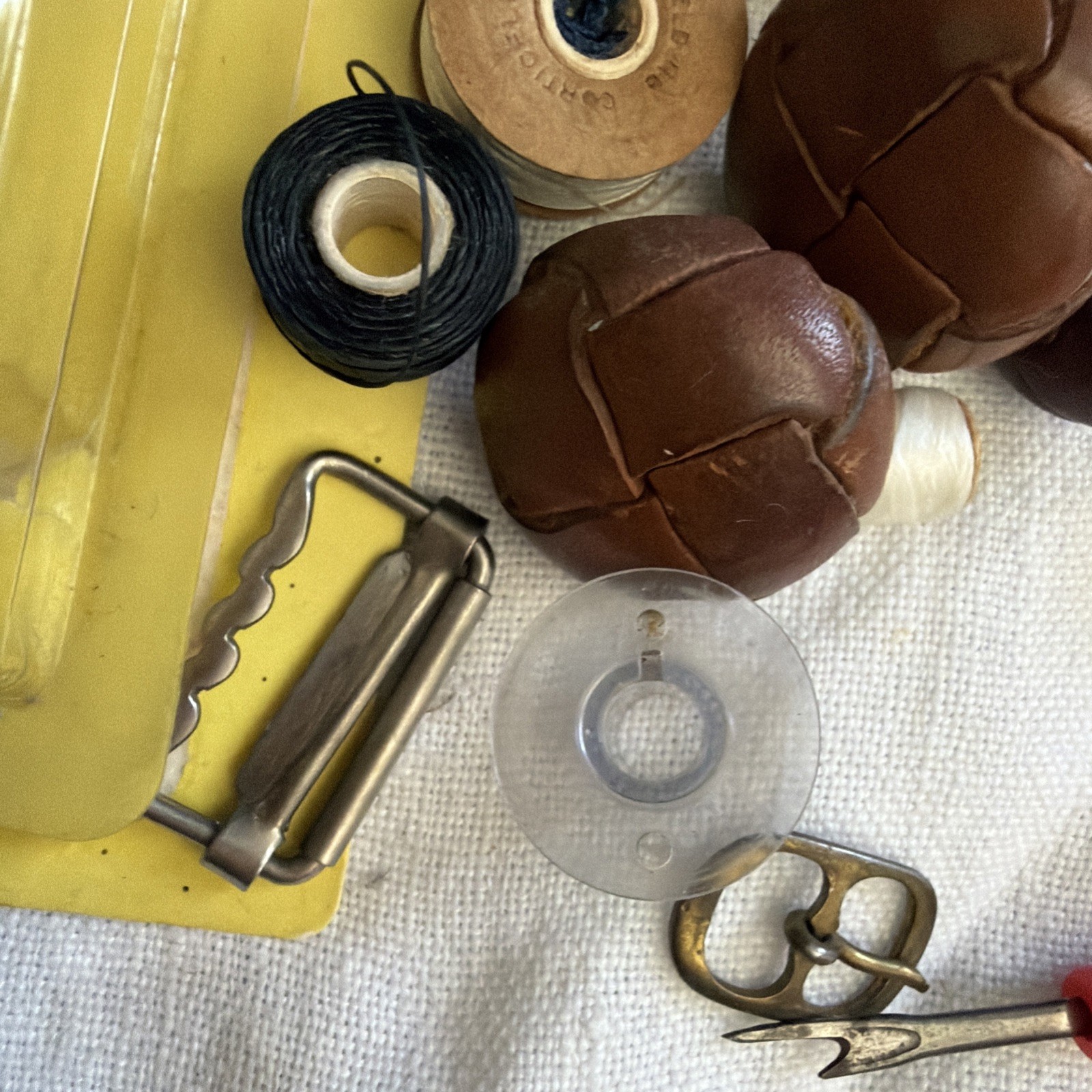 Vintage Faultless Hot Iron Cleaner Leather Buttons Silk Yarn Bias Ripper Sew LOT