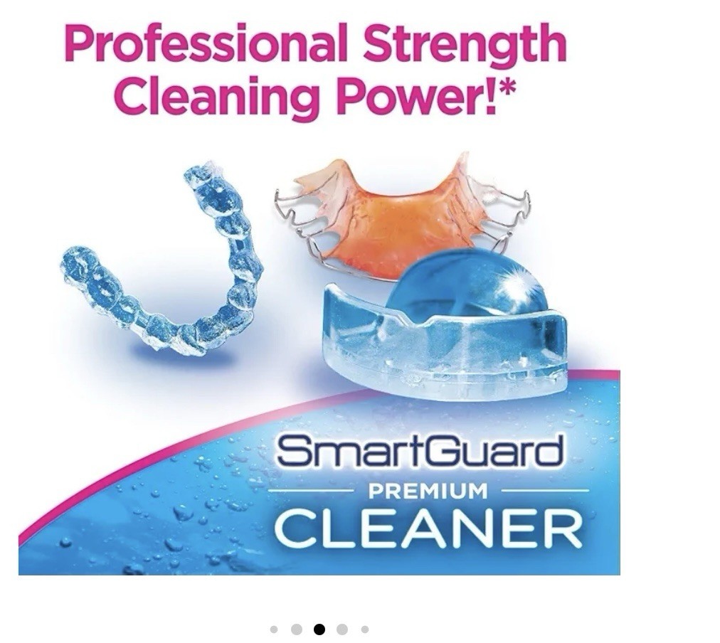 SmartGuard Premium Cleaner Mint Fresh ( 110 Cleanings)- Removes Stain Plaque