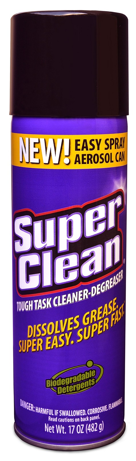 SuperClean Multi Surface All Purpose Gunk Remover Aerosol Degreaser, Biodegradab