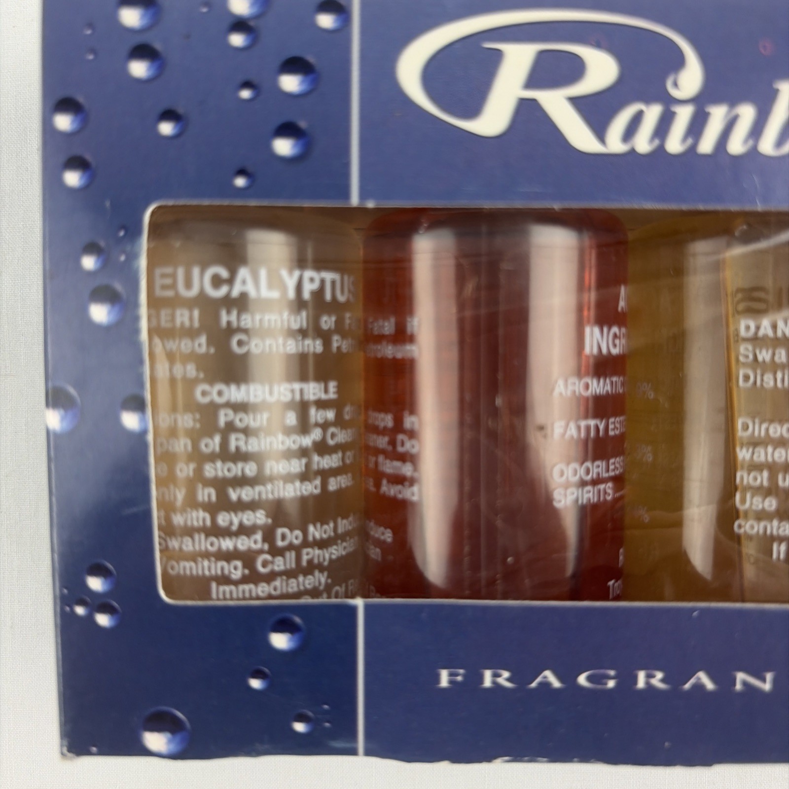 NEW Genuine RAINBOW Vacuum Cleaner Fragrances Assorted Scents Rexair 4Ct