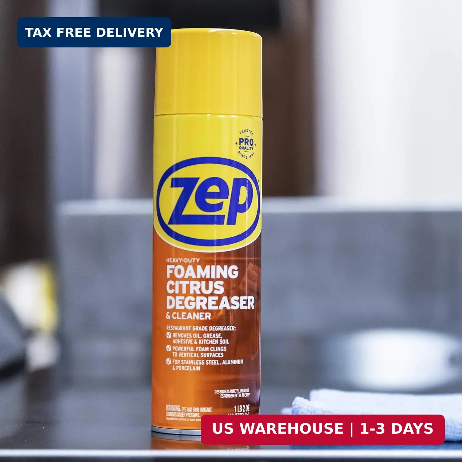 ZEP ZUHFD18 Foam Degreaser, 18 oz