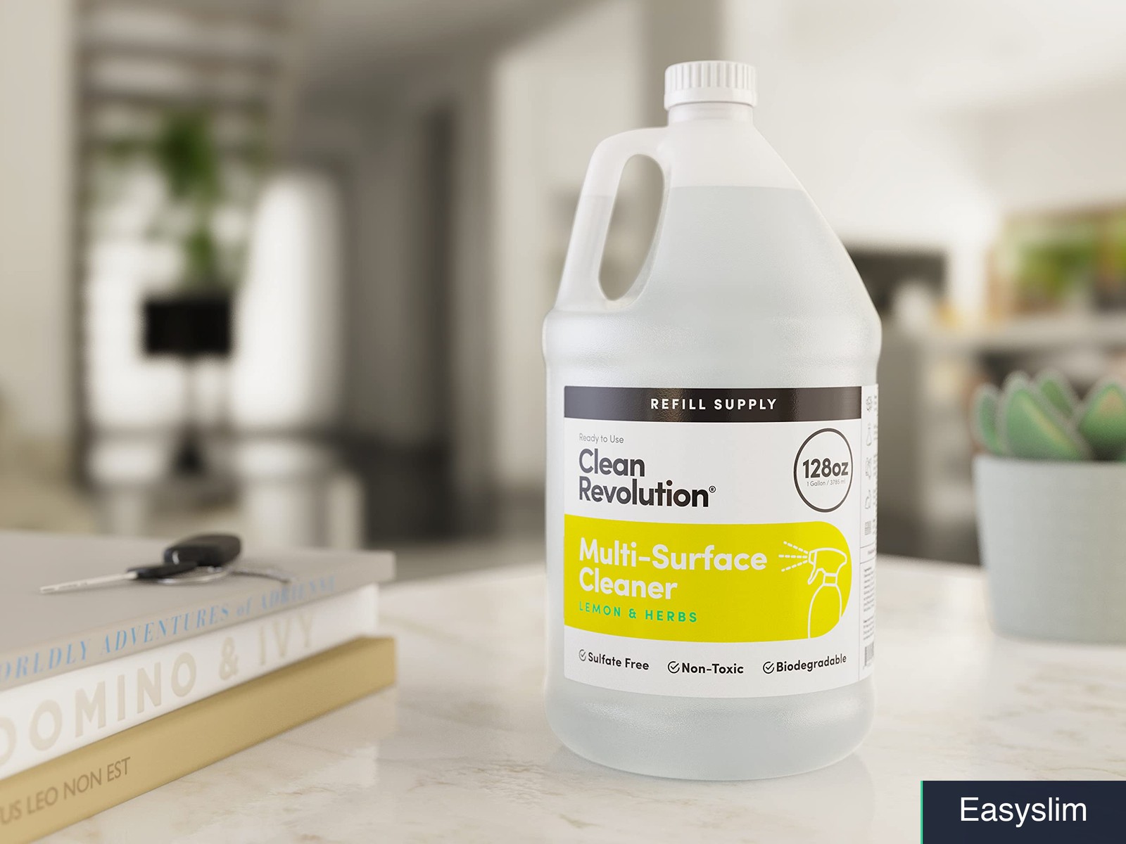 Multi-Surface Cleaner Refill 128 Oz (1 Gallon), Plant-Based, Ready to Use