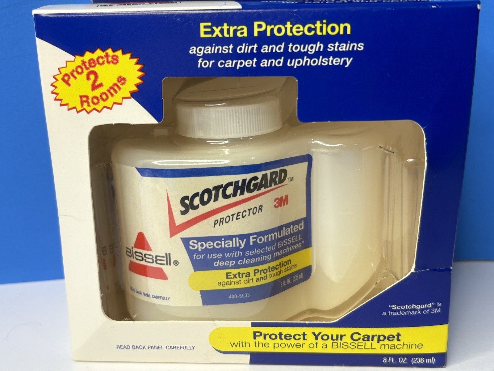 New Sealed Scotch Guard Extra Protection Formula 8 fl oz. Bissell Carpet Clean