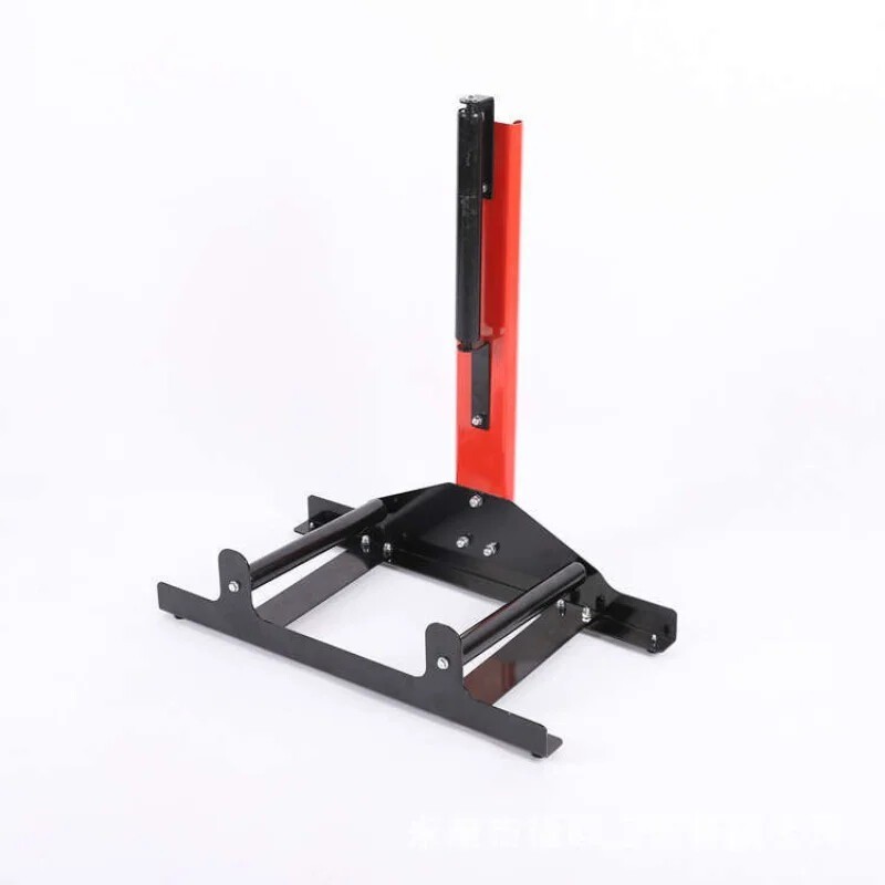 Professional Car Tire and Wheel Cleaning Rack with Rotating and Rolling Brackets