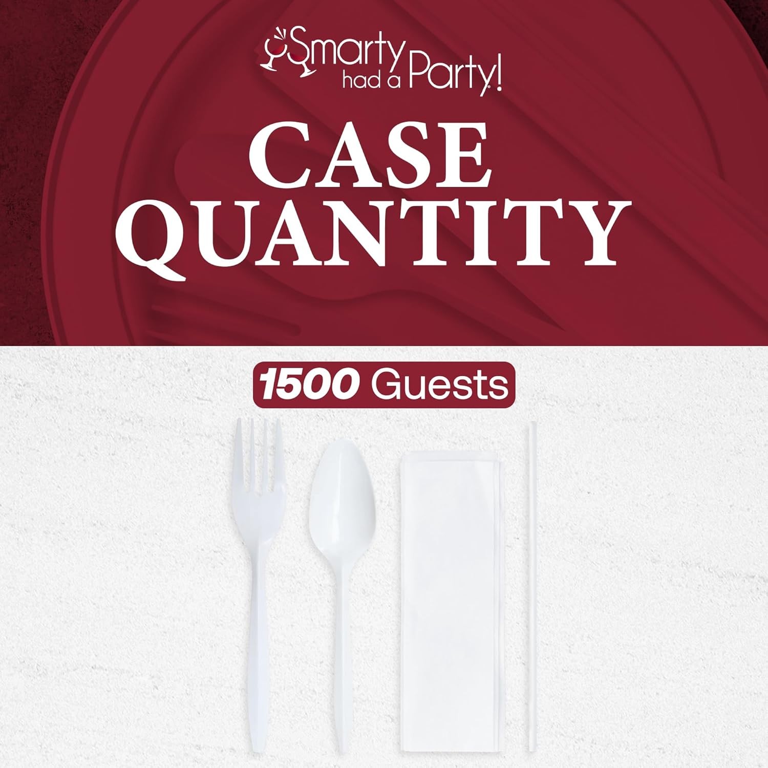 Disposable Individually Wrapped Utensil Kit with Napkin & Milk Straw, 6000-Pie