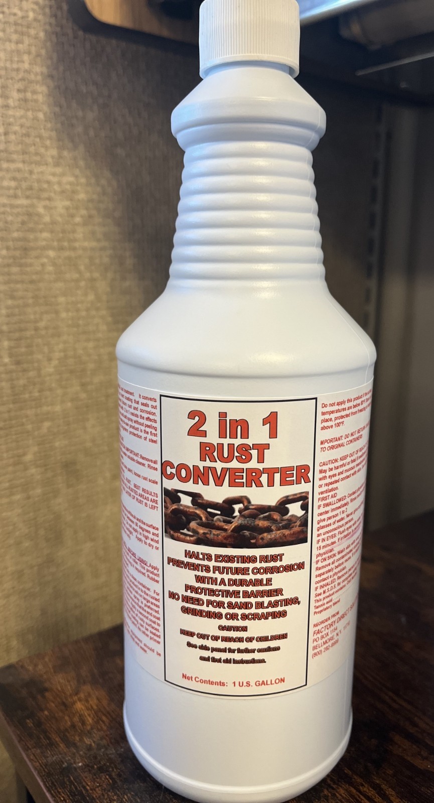 2 in 1 RUST CONVERTER QUART SIZE FOR SMALLER PROJECTS
