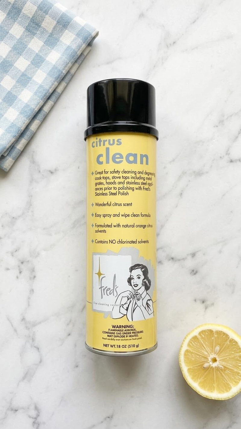 Citrus Clean Natural Orange Degreaser Spray – Heavy Duty Kitchen Cleaner for Sto