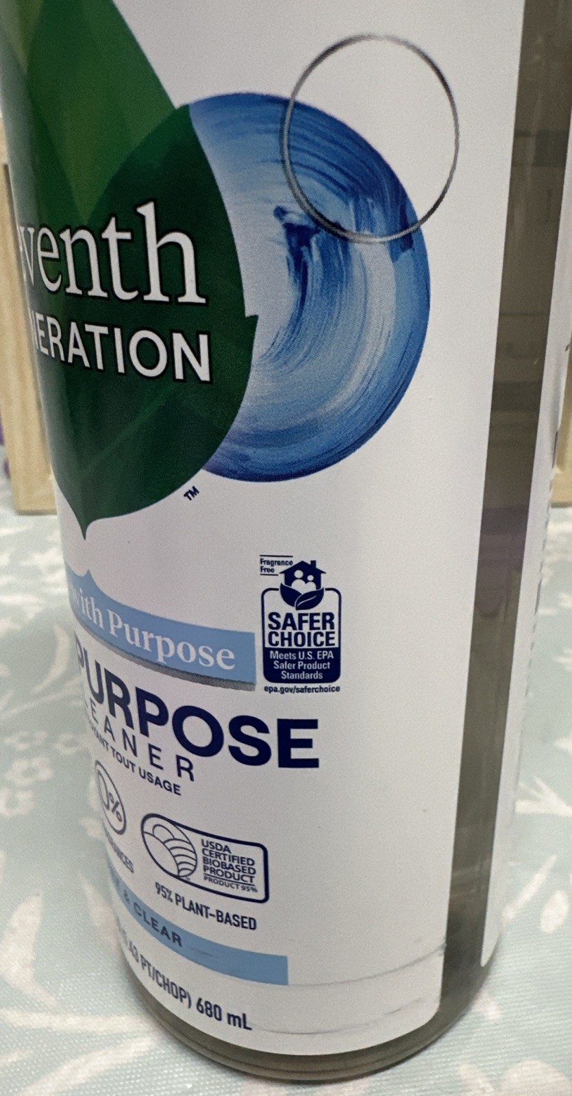 Seventh Generation – All-Purpose Cleaner – Free and Clear 23 fl. oz (Pack of 2)