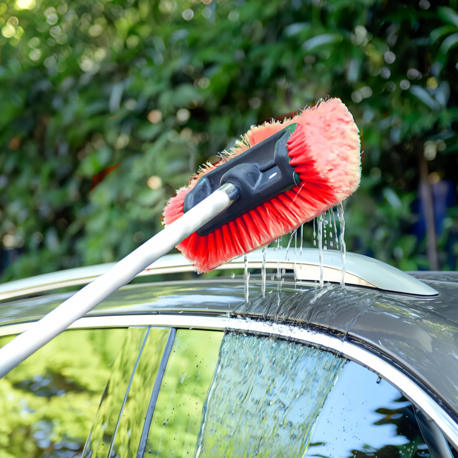 10Inch Soft Bristle Car Wash Brush Head for Auto, RV, Boat, Truck Cleaning
