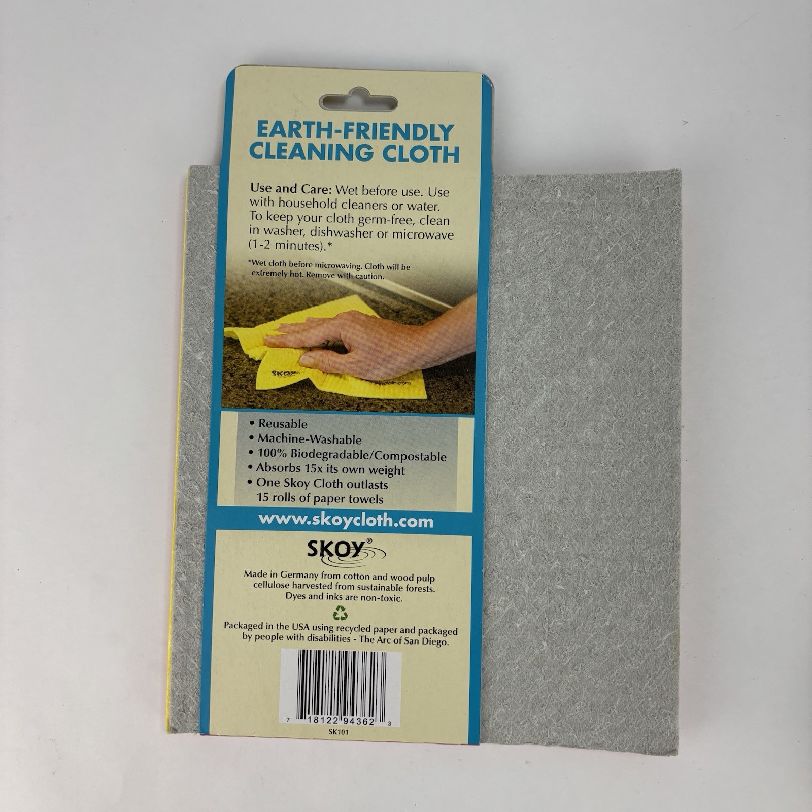 Vintage Skoy Sponge Cloth 4 Pack NEW Made In Germany