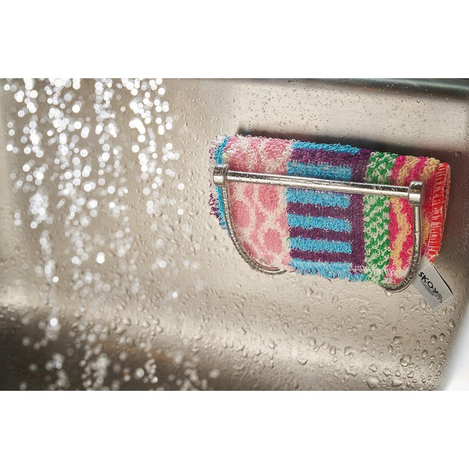 2-Pack Reusable Dish Scrubber Non-Scratching Kitchen Cleaning Soft Scrub Pads