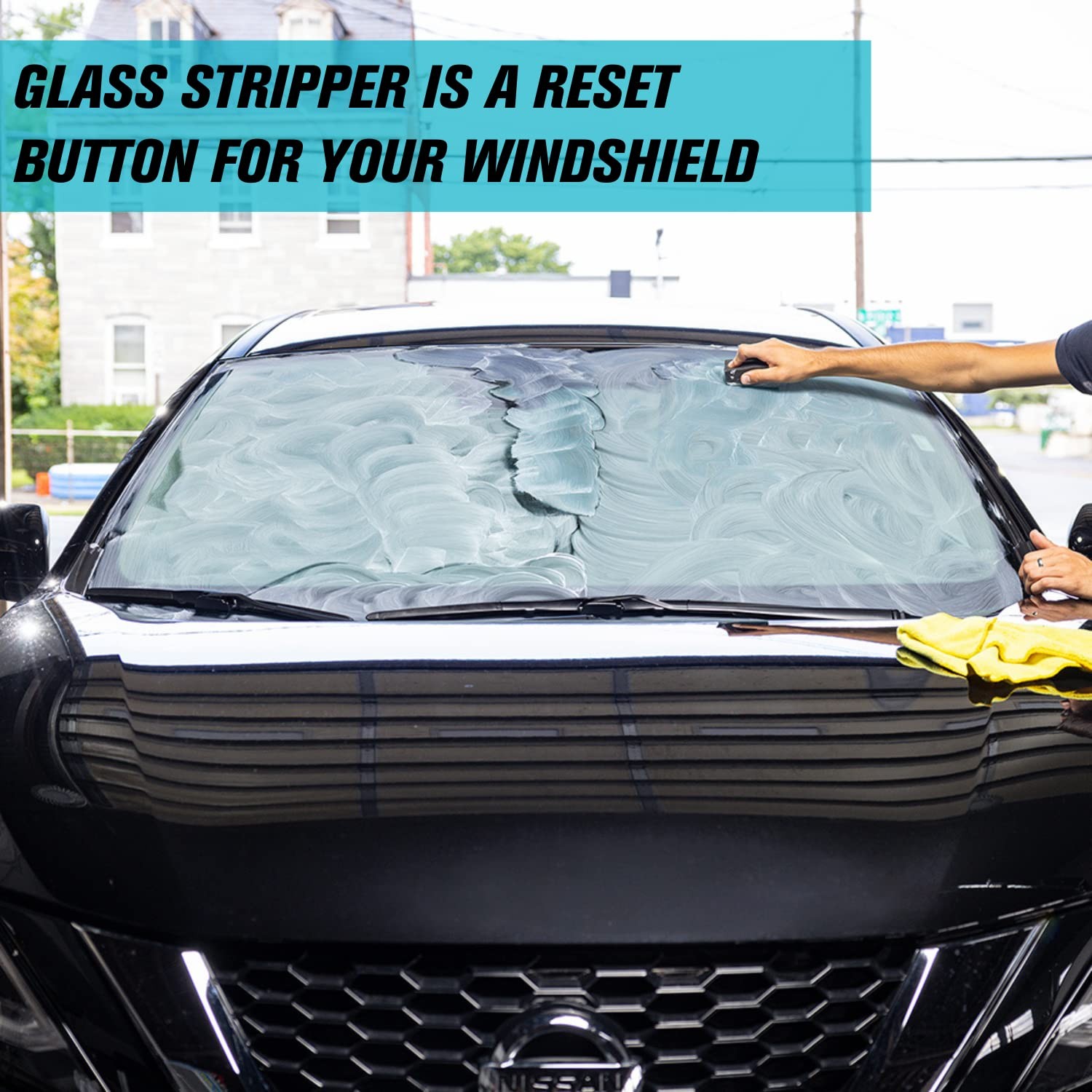 Invisible Glass 91411 Glass Stripper – Hard Water Spot Remover – Strips Coatings