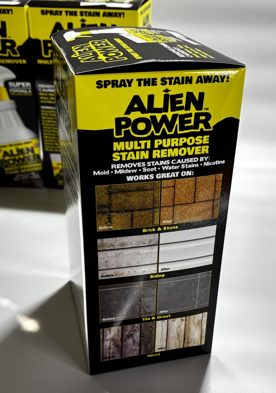 x3 Alien Power Super Concentrated Multi Purpose Stain Remover Mold Mildew Water