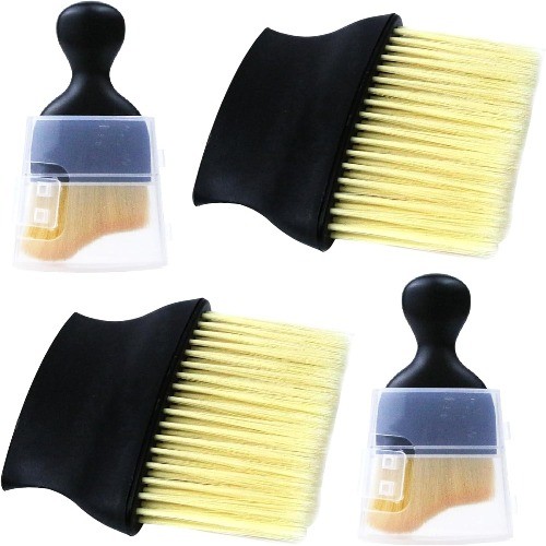 4 Pcs Auto Interior Dust Brush Set Soft Bristles Detailing Brush Color: Yellow