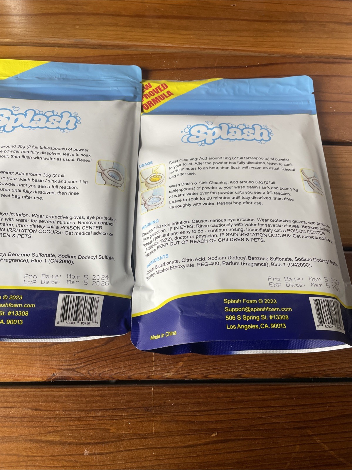 2-packs splash advance toilet cleaning action removes stains.Septic tank safe