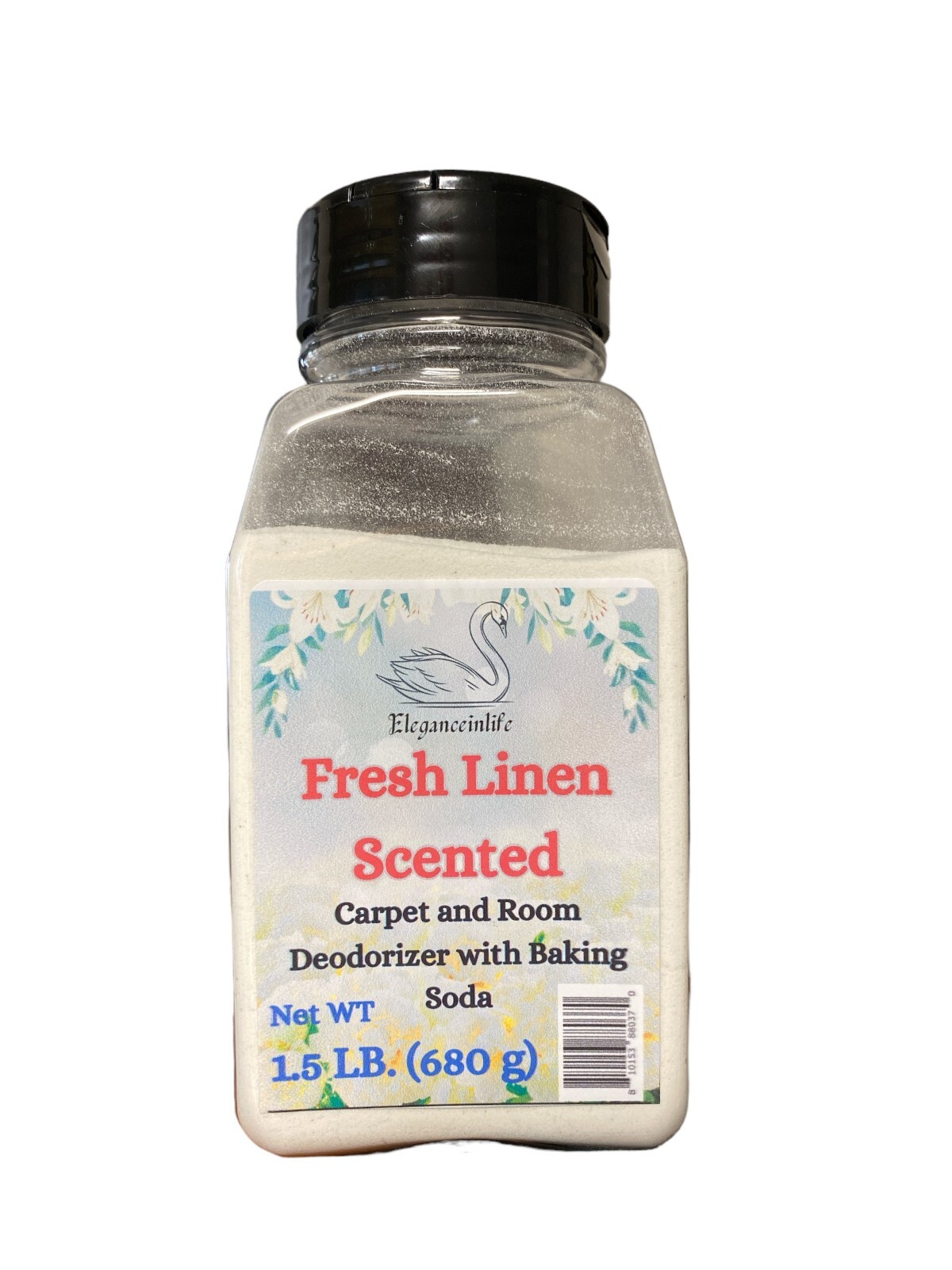 Eleganceinlife Fresh Linen-Scented Carpet and Room Deodorizer 1.5 LB Each 2pk