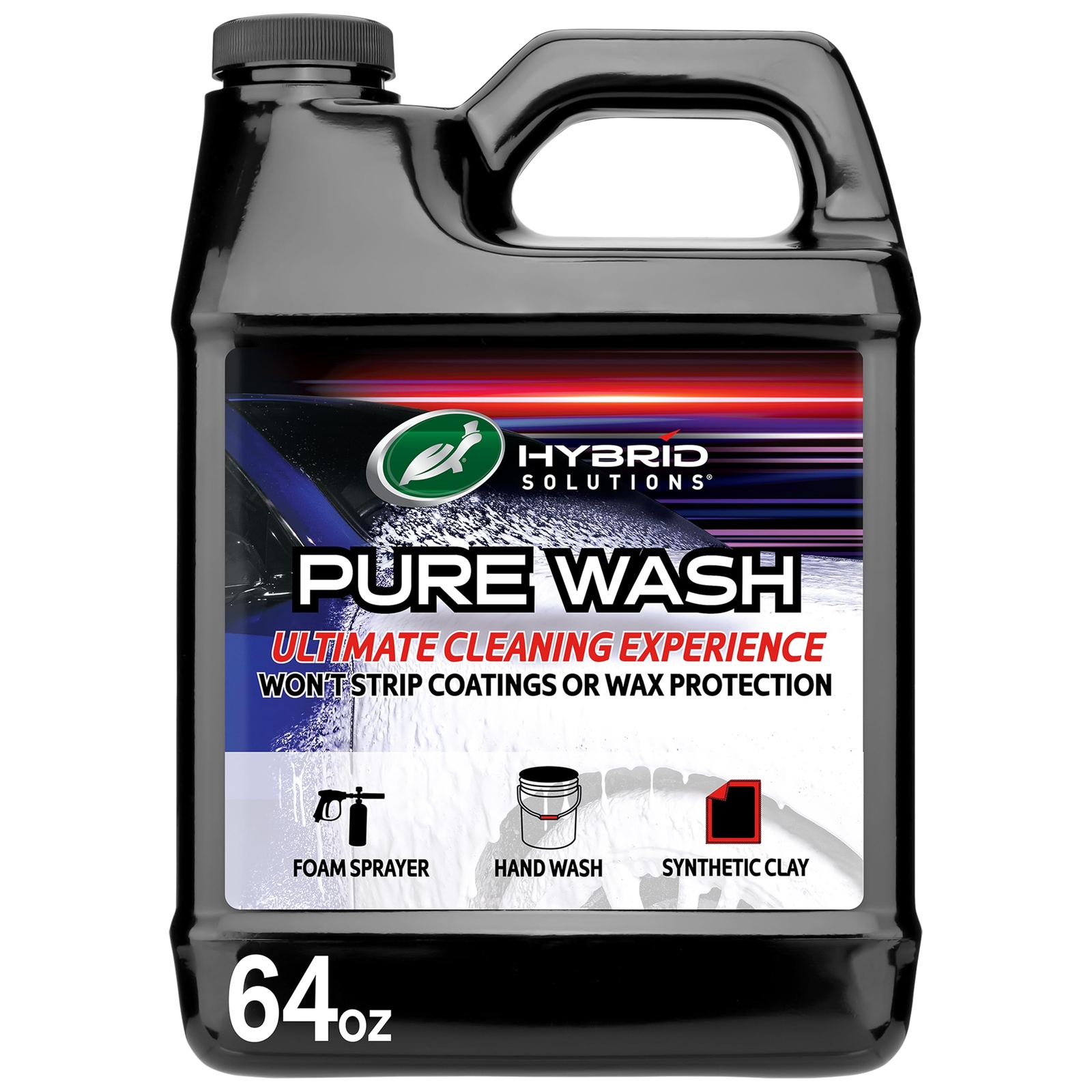 Turtle Wax 54320 Hybrid Solutions Slick-N-Slide Pure Wash pH Neutral Extreme